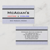 Verwarmingskoeling HVAC-warmtepomp A/C Platnum Visitekaartje (Voorkant / Achterkant)