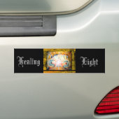 Verwarmingslicht Bumpersticker (Op auto)