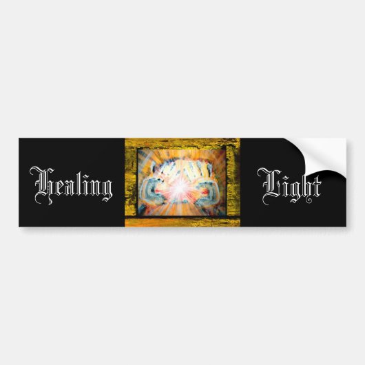 Verwarmingslicht Bumpersticker (Voorkant)