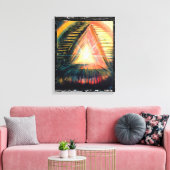 Verwarmingslicht Canvas Afdruk (Insitu (Woonkamer))