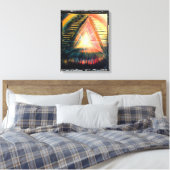 Verwarmingslicht Canvas Afdruk (Insitu (Slaapkamer))