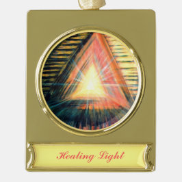 Verwarmingslicht Verguld Banner Ornament