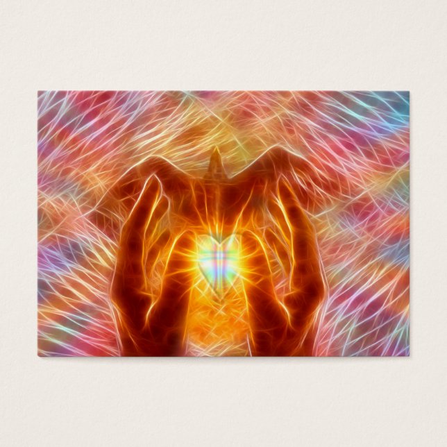 Verwarmingslicht Visitekaartjes (Voorkant)