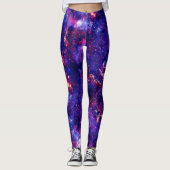 Verwarmingssnelheid nebula Galaxies Patroon Leggings (Voorkant)