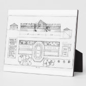 Verwarmingssysteem voor een hotel, conservatorium  fotoplaat (Zijkant)