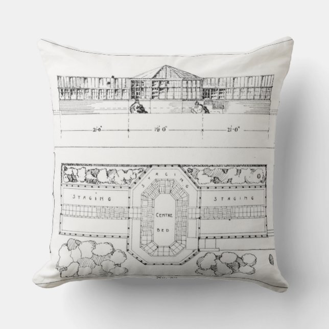 Verwarmingssysteem voor een hotel, conservatorium  kussen (Voorkant)