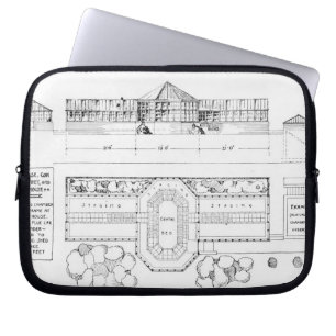 Verwarmingssysteem voor een hotel, conservatorium  laptop sleeve
