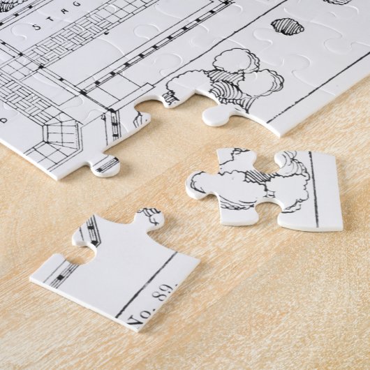 Verwarmingssysteem voor een hotel, conservatorium legpuzzel (Zijkant)