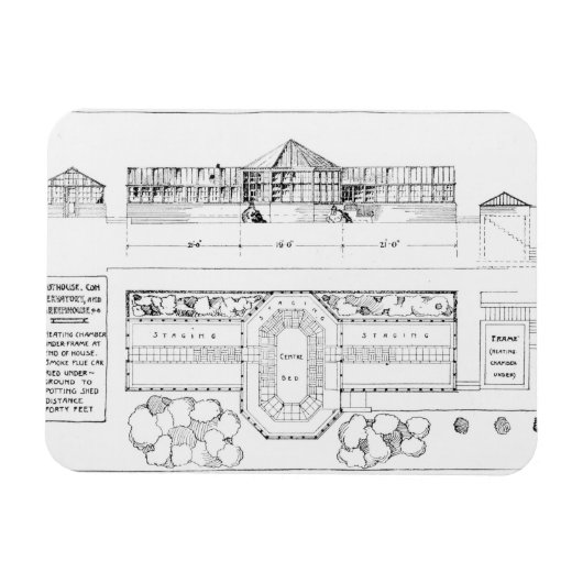Verwarmingssysteem voor een hotel, conservatorium magneet (Horizontaal)