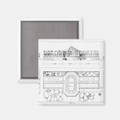 Verwarmingssysteem voor een hotel, conservatorium  magneet (Voorkant / Achterkant)