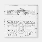 Verwarmingssysteem voor een hotel, conservatorium magneet (Voorkant)