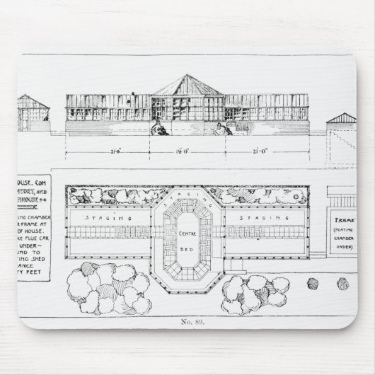 Verwarmingssysteem voor een hotel, conservatorium muismat (Voorkant)