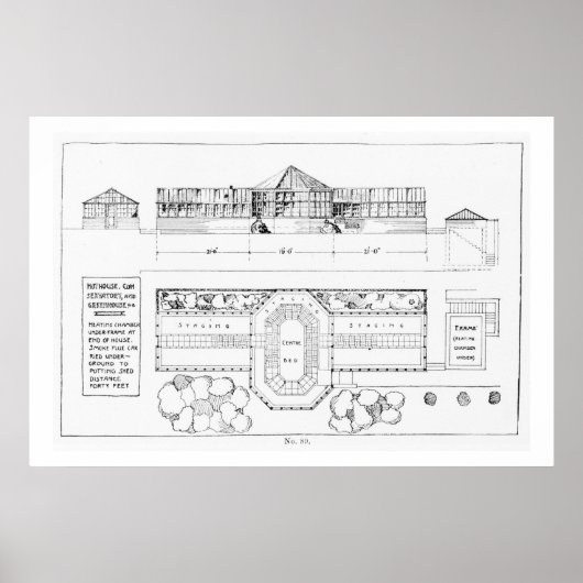 Verwarmingssysteem voor een hotel, conservatorium  poster (Voorkant)