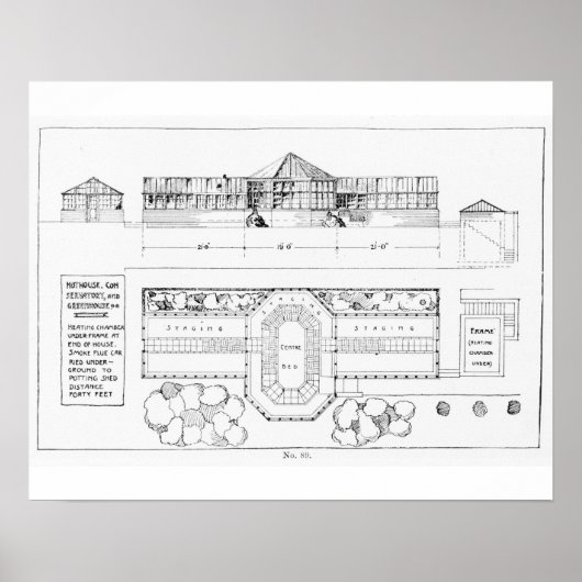 Verwarmingssysteem voor een hotel, conservatorium  poster (Voorkant)