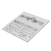 Verwarmingssysteem voor een hotel, conservatorium  tegeltje (Zijkant)