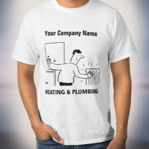 Verwarmingstechnicus & Loodgietersdiensten T-shirt