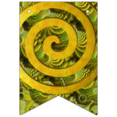 Verwarmingsvermogen spiraal goud vlaggetjes (Tweede vlag)