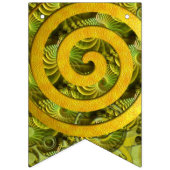 Verwarmingsvermogen spiraal goud vlaggetjes (Derde vlag)