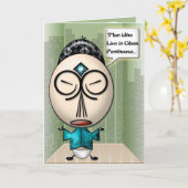 Verwarrend Zeg #3 (Vaderdag Kaart) Kaart (Gele Bloem)