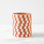 Verwarrende lijnen Oranje Mok (Midden)