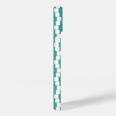Verwarrende lijnen turquoise Case-Mate iPhone case (Achterkant / Rechts)