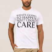 verwarring/apathie t-shirt (Voorkant)