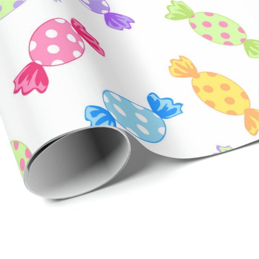 Verwaterd Snoep Cadeaupapier (Rol Hoek)