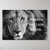 Verweek de Lion binnen - Poster (Voorkant)