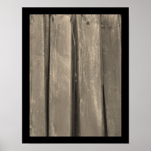 Verweerd Boerderij Hout Poster