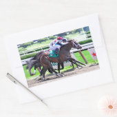 Verweerd door Indiaas Charlie-Receipt Rechthoekige Sticker (Envelop)