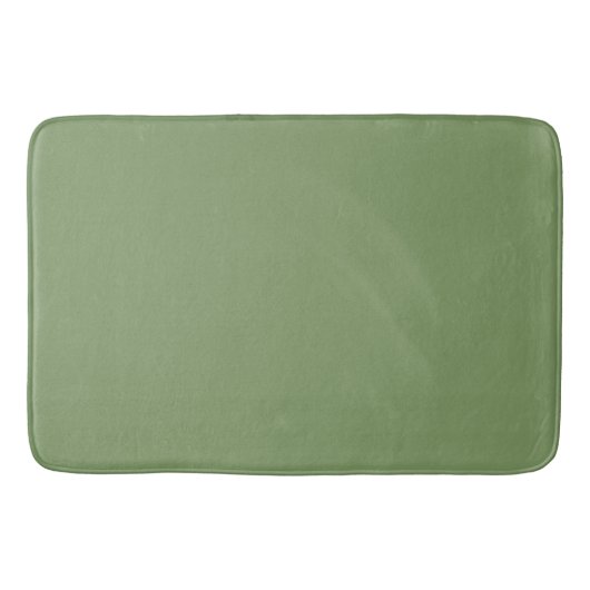 Verweerd Groen: Effen Uniforme Kleur Badmat (Voorkant)