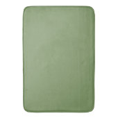 Verweerd Groen: Effen Uniforme Kleur Badmat (Voorkant Verticaal)