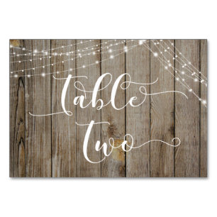 Verweerd Hout & Lichtkoord Tafel Twee Kaart