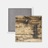 Verweerd hout met bout magneet (Voorkant / Achterkant)