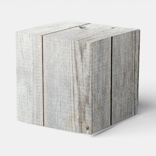 Verweerd hout rustieke bruiloft bedankdoosjes (Achterkant)