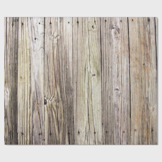 Verweerd houten planken inpakpapier (Vlak)