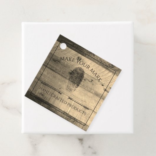 Verweerd houtproduct Hang Label (In situ)