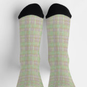 Verweerd Neutraal Salie Plaid Sokken (Top)