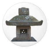 verweerd pagodebeeld keramische knop (Voorkant)