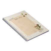 Verweerd papier met hand geperst floraal notitieboek (Rechterzijde)