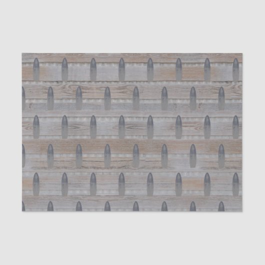 Verweerd strand Driftwood Surfboard Tissuepapier (Voorkant)