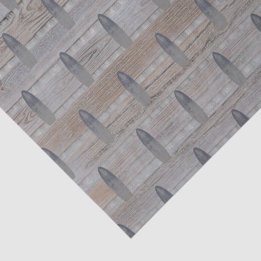 Verweerd strand Driftwood Surfboard Tissuepapier (Detail)