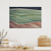 Verweerd Tennisbaan Pickle Ball Kunst Poster (Keuken)