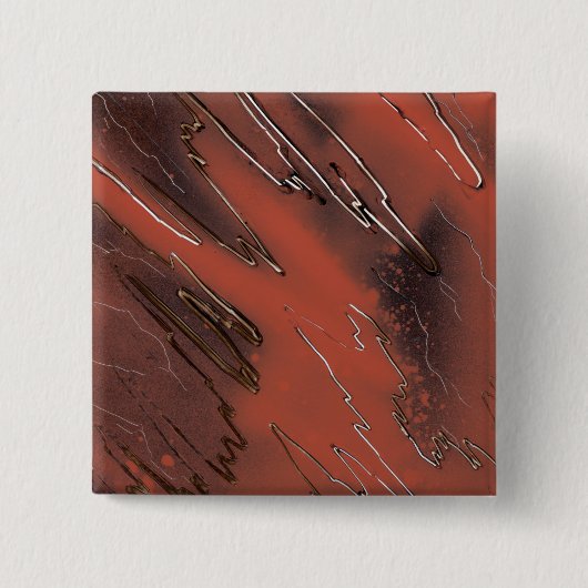 Verweerd Uiterlijk Vierkante Button 5,1 Cm (Voorkant)