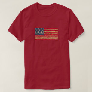 Verweerd US Verenigde Staten Amerikaanse vlag T-sh T-shirt