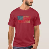 Verweerd US Verenigde Staten Amerikaanse vlag T-sh T-shirt (Voorkant)