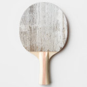 Verweerd wit gewassen hout tafeltennisbatje (Voorkant)