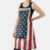 Verweerde Amerikaanse vlag Schort (Insitu)