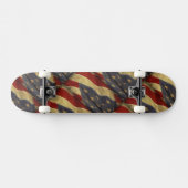 Verweerde Amerikaanse vlag Skateboard (Horizontaal)