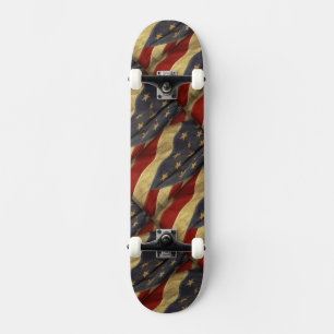Verweerde Amerikaanse vlag Skateboard
